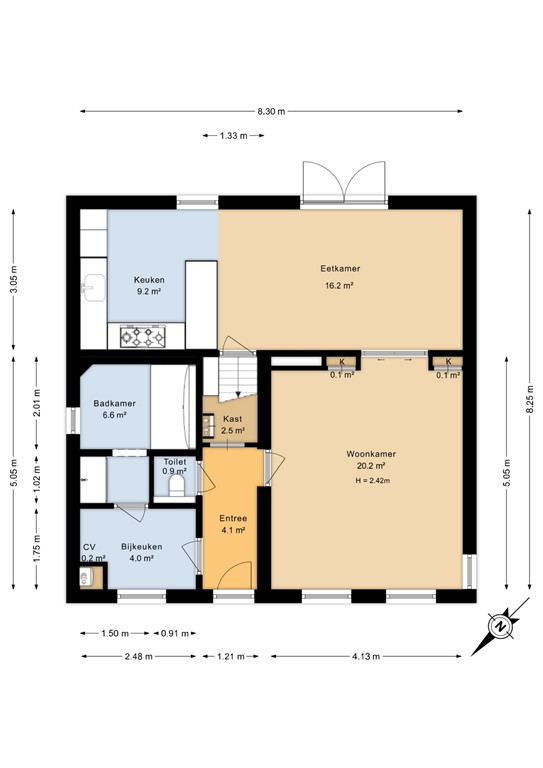 mediumsize floorplan